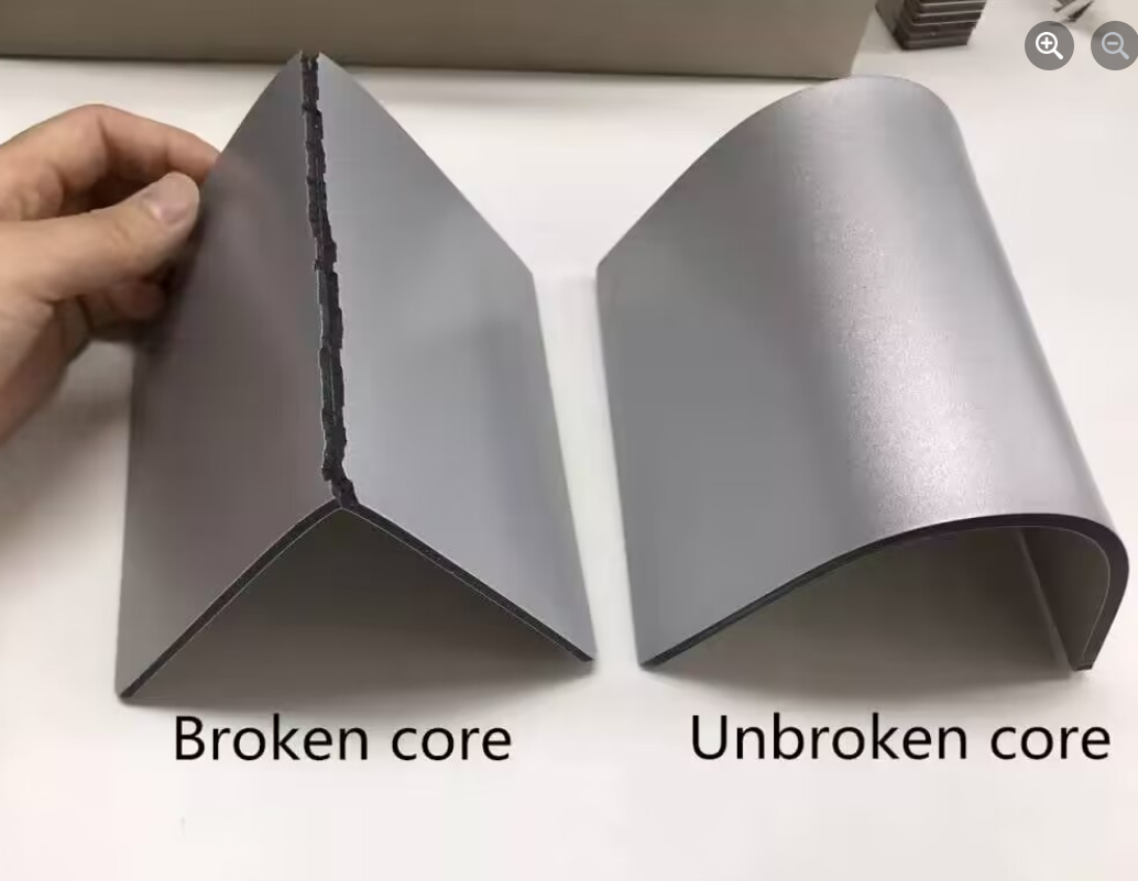 Types de matériaux de base pour panneau composite en aluminium