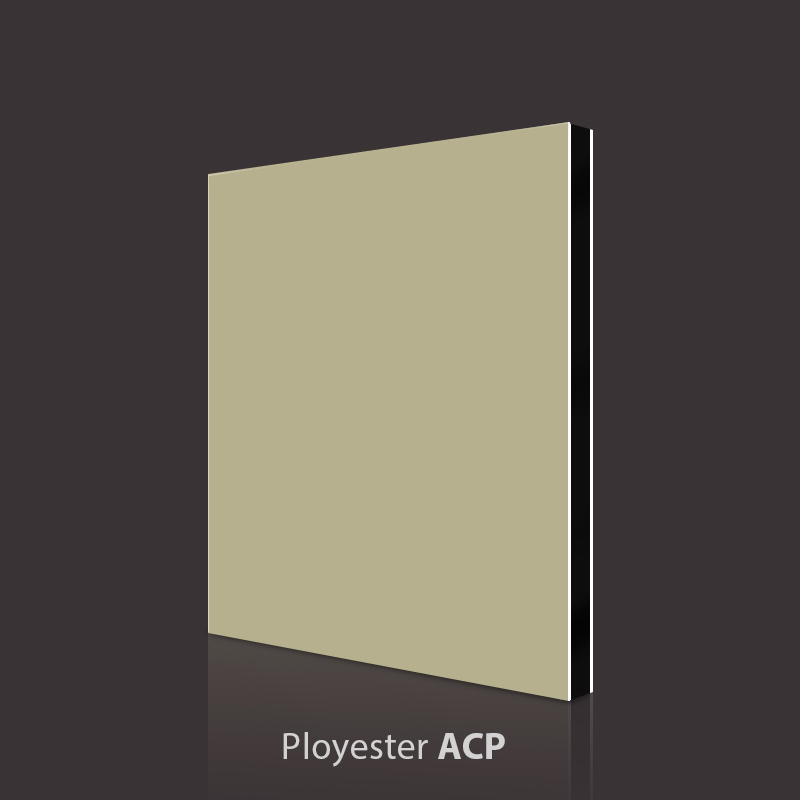 Panneau composite en aluminium PVDF Champagne Gold