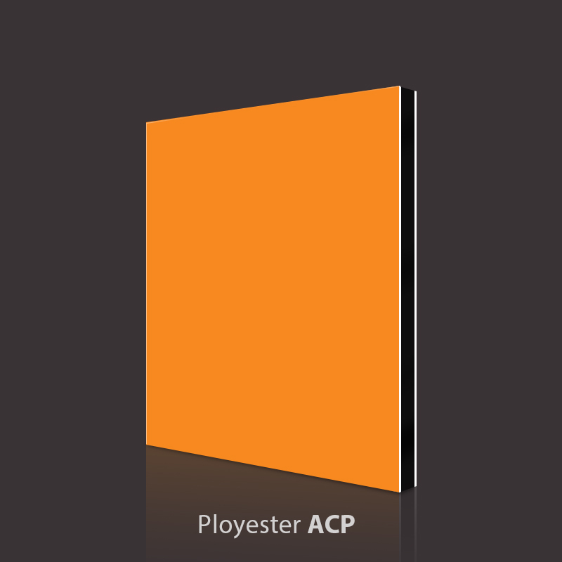 Panneau composite en aluminium orange